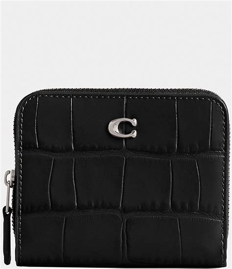 dillards coach wallets|coach croco wallet.